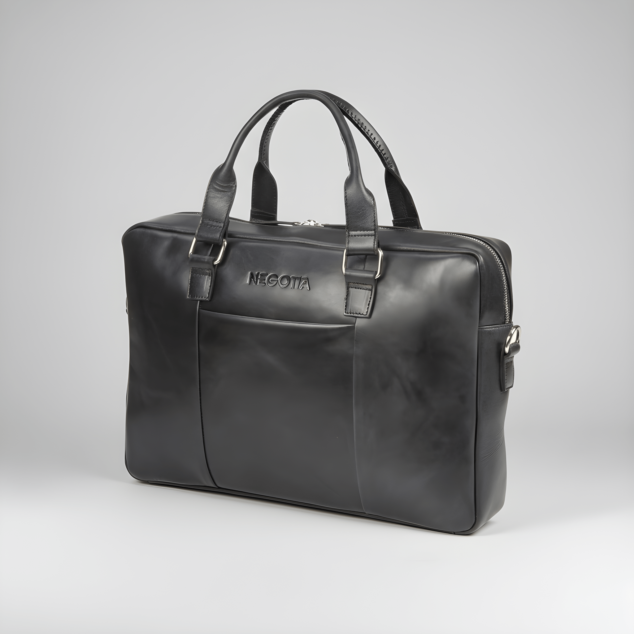 Alpha Apex | Laptoptas 15,6" Zwart - NEGOTIA Leather