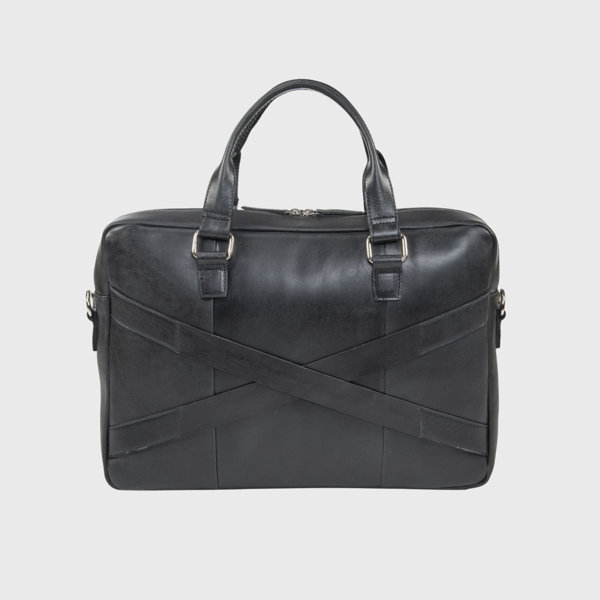 Alpha Apex | Laptoptas 15,6" Zwart - NEGOTIA Leather