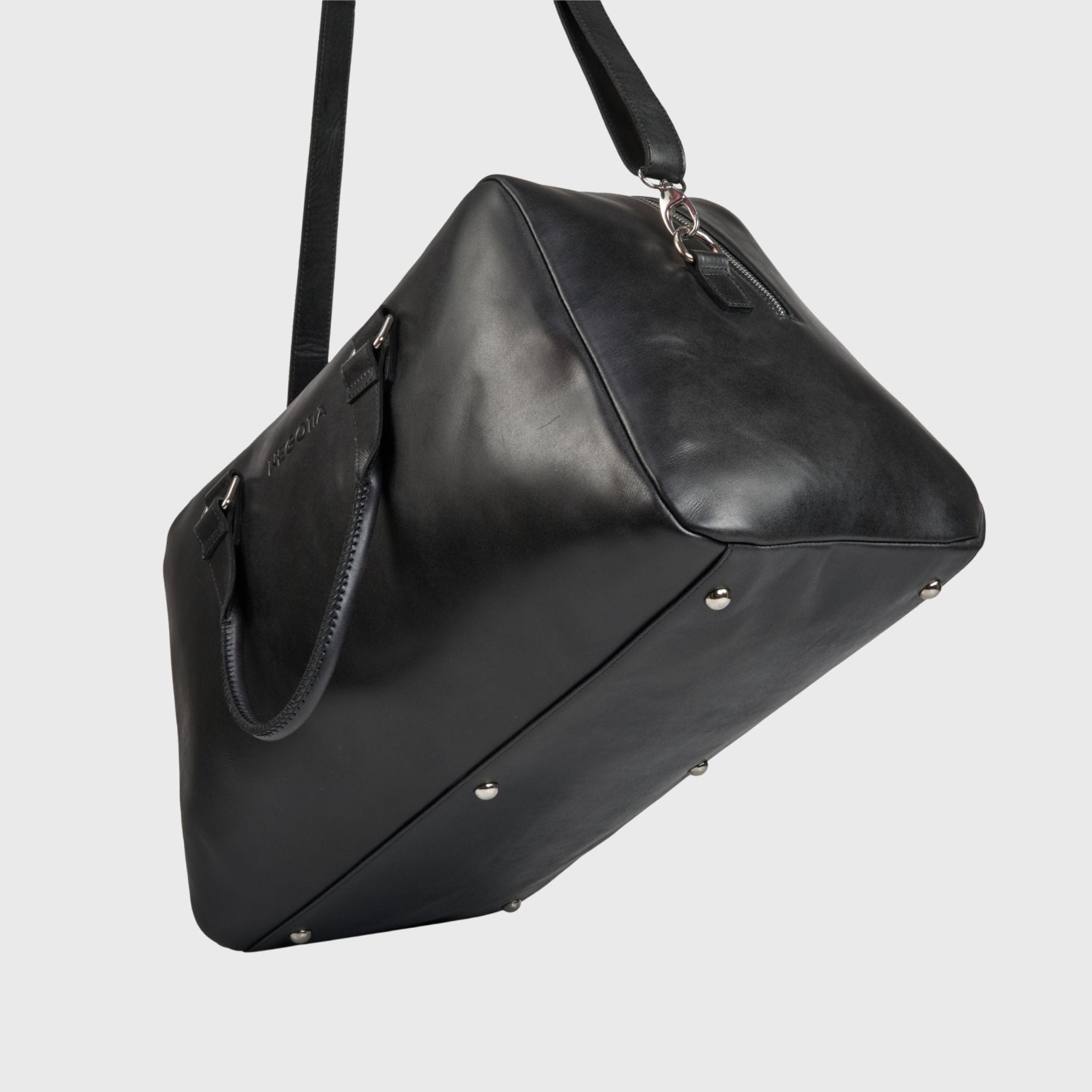 Alpha Apex | Weekendtas Zwart - NEGOTIA Leather