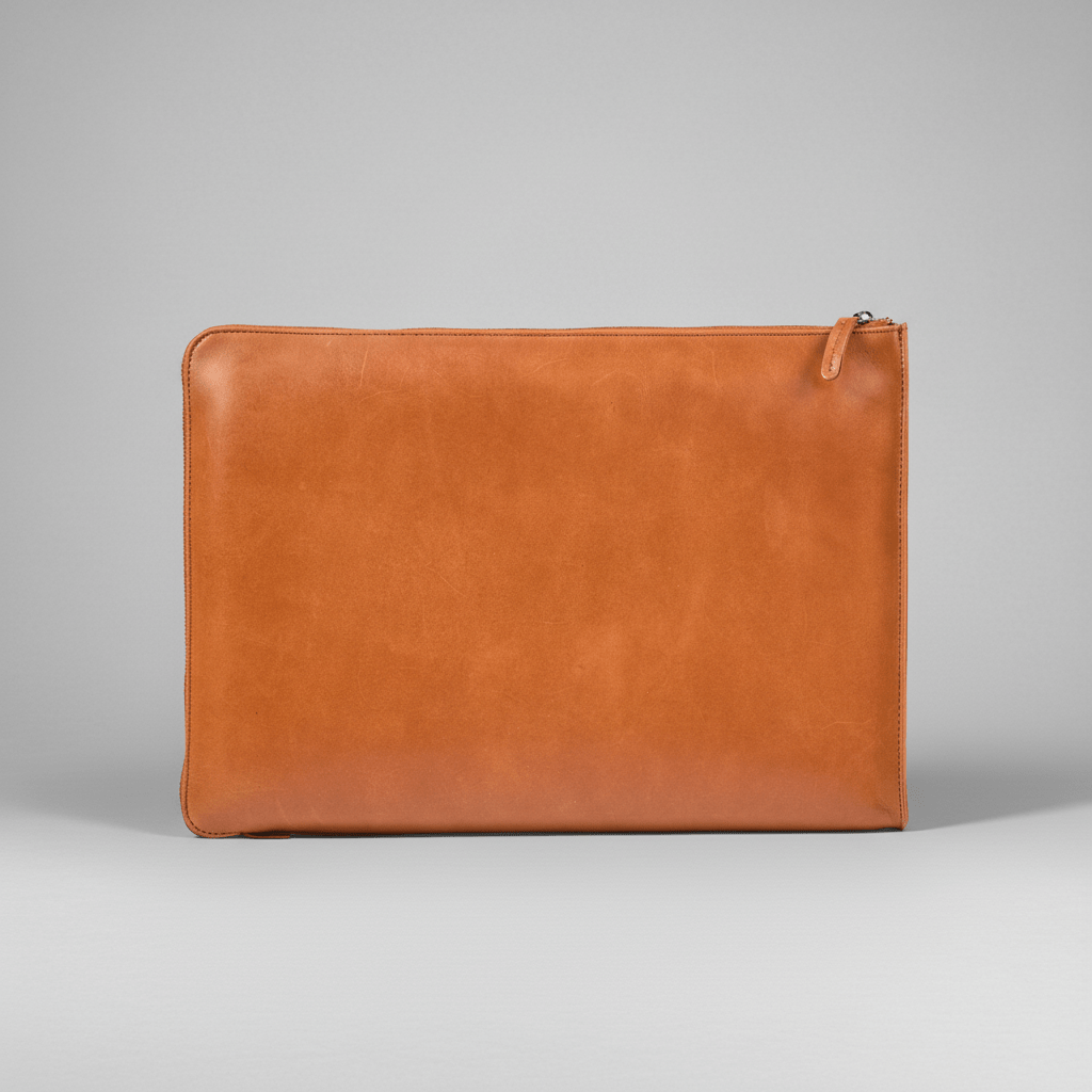 Alpha | Document & Laptop folio 15,6'' Bruin - NEGOTIA Leather