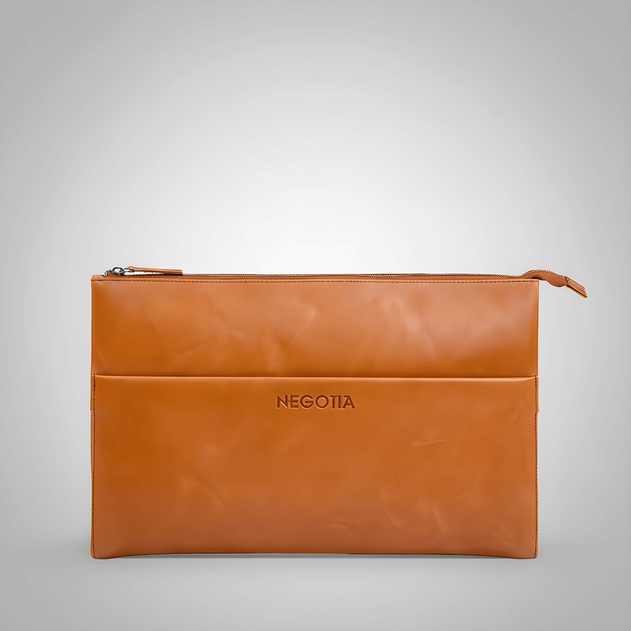 Alpha | Laptop Folio 15,6'' Bruin - NEGOTIA Leather