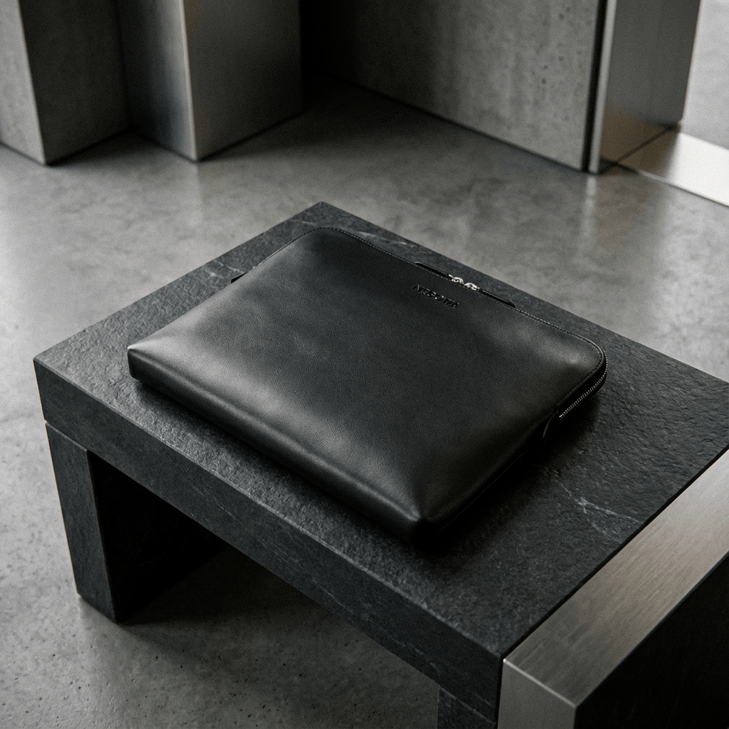 Alpha | Laptopsleeve Carry - All 14'' Zwart - NEGOTIA Leather