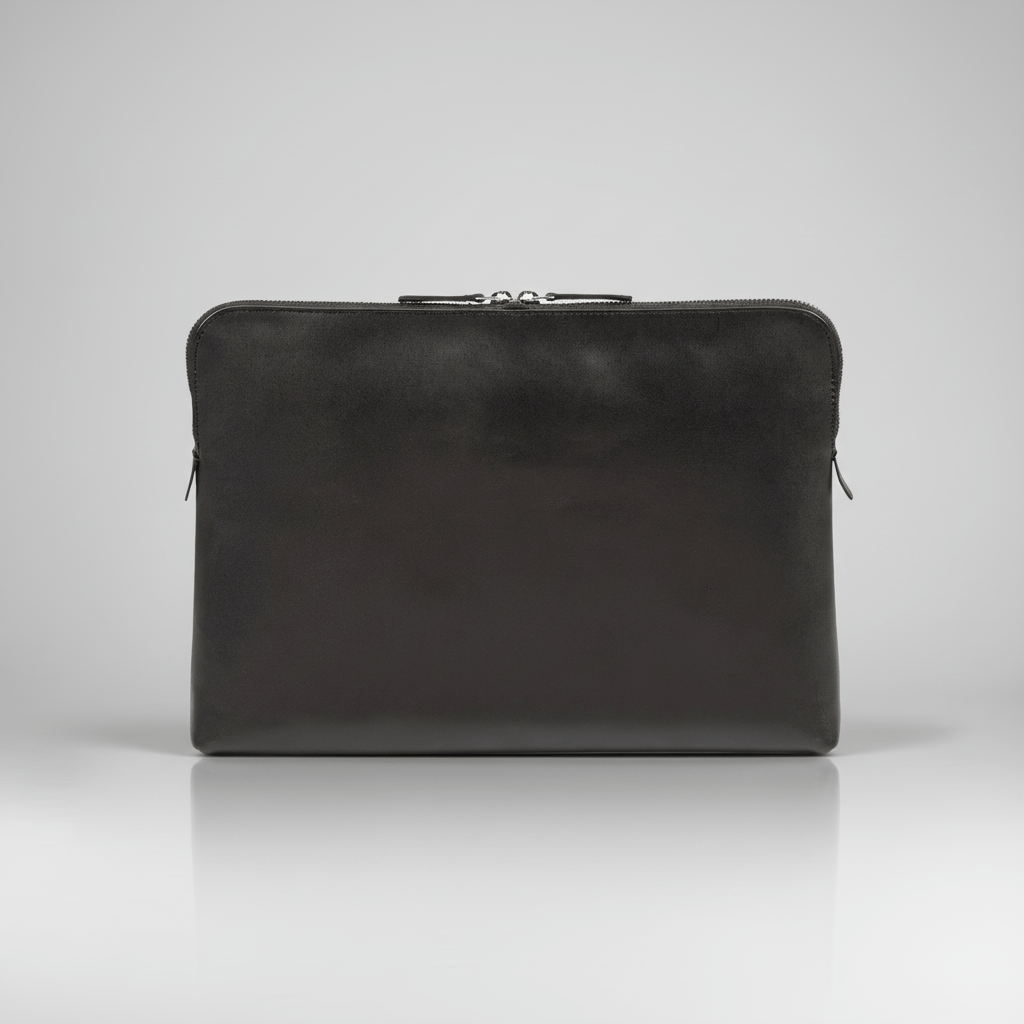 Alpha | Laptopsleeve Carry - All 14'' Zwart - NEGOTIA Leather