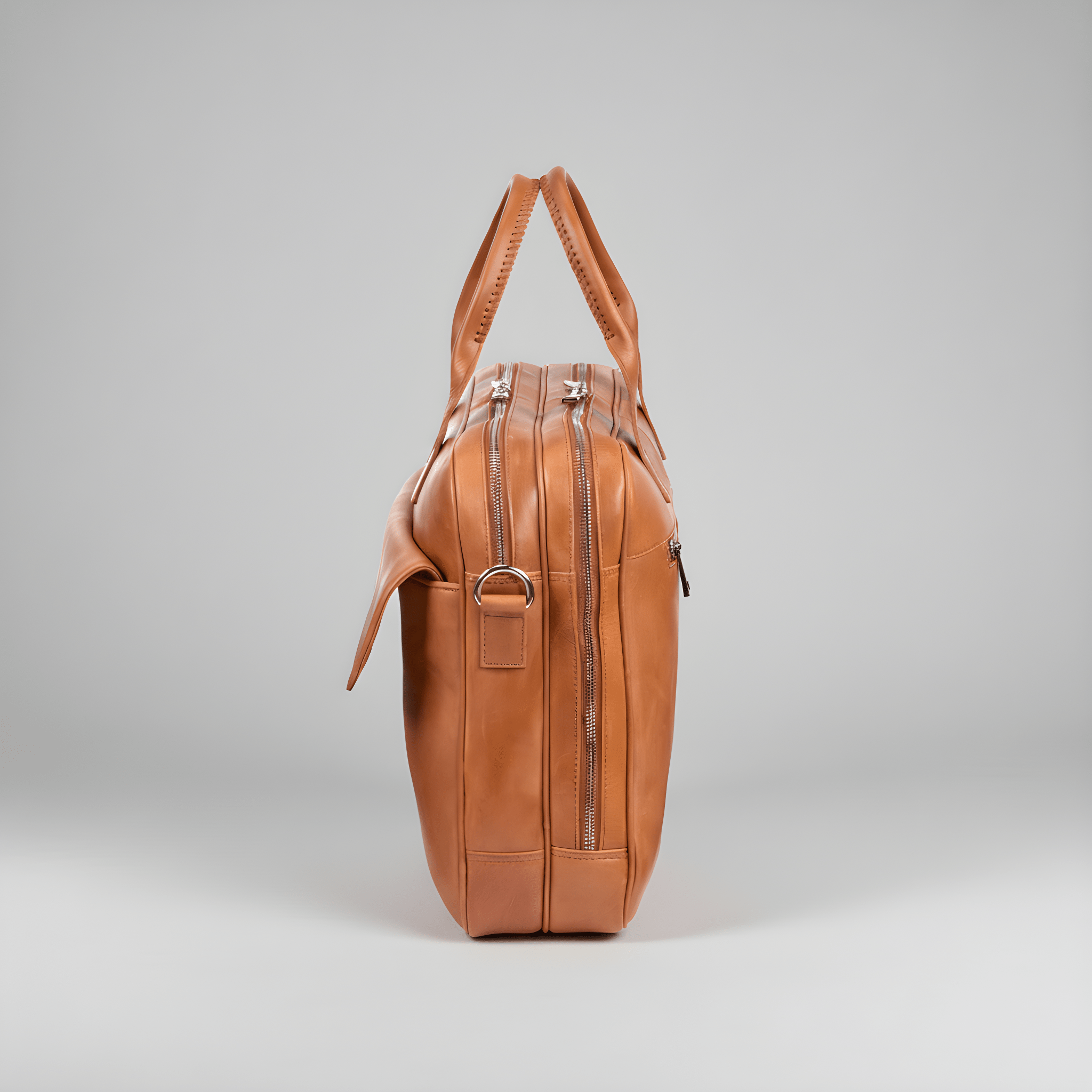 Alpha | Laptoptas 15,6" Bruin - NEGOTIA Leather