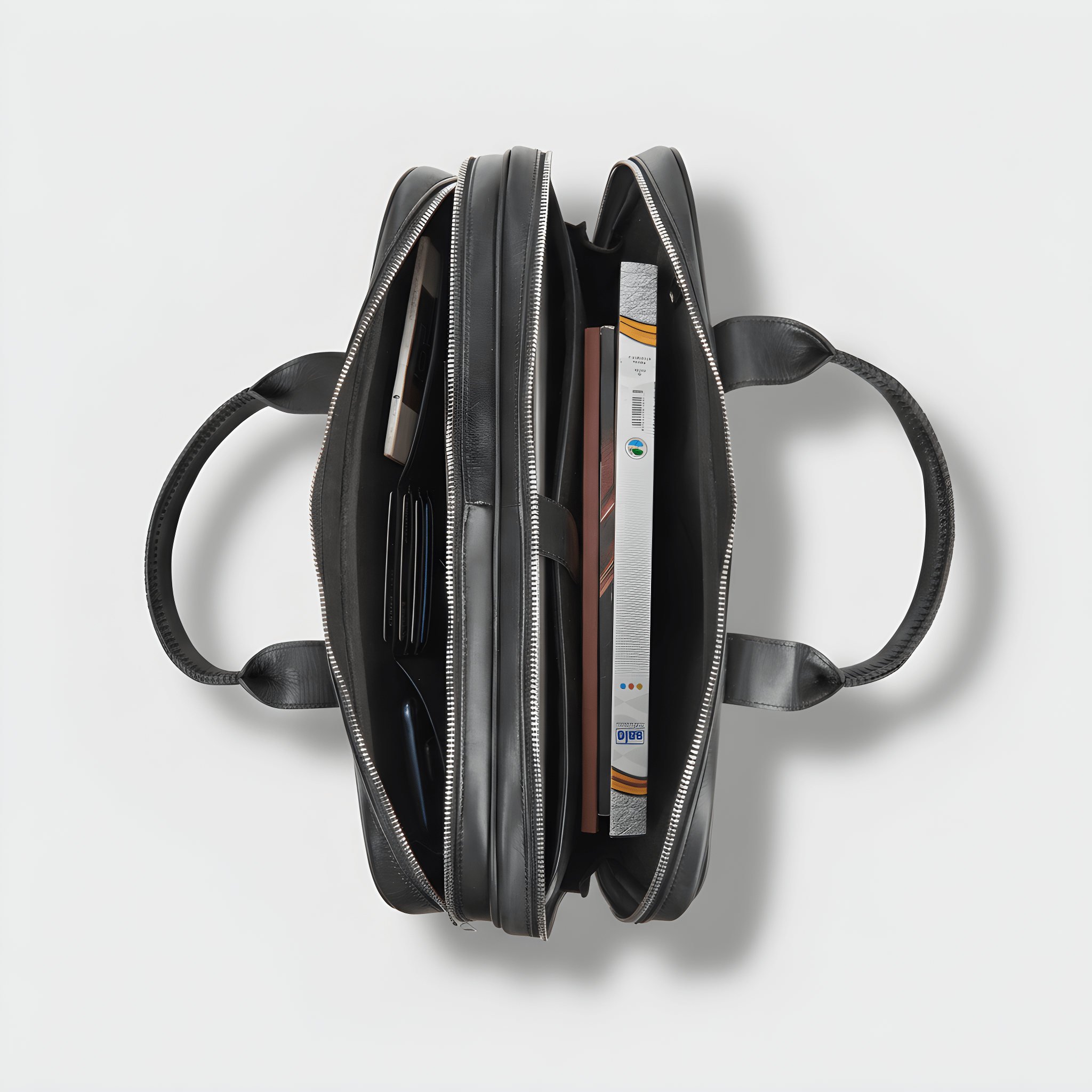 Alpha | Laptoptas 15,6" Zwart - NEGOTIA Leather