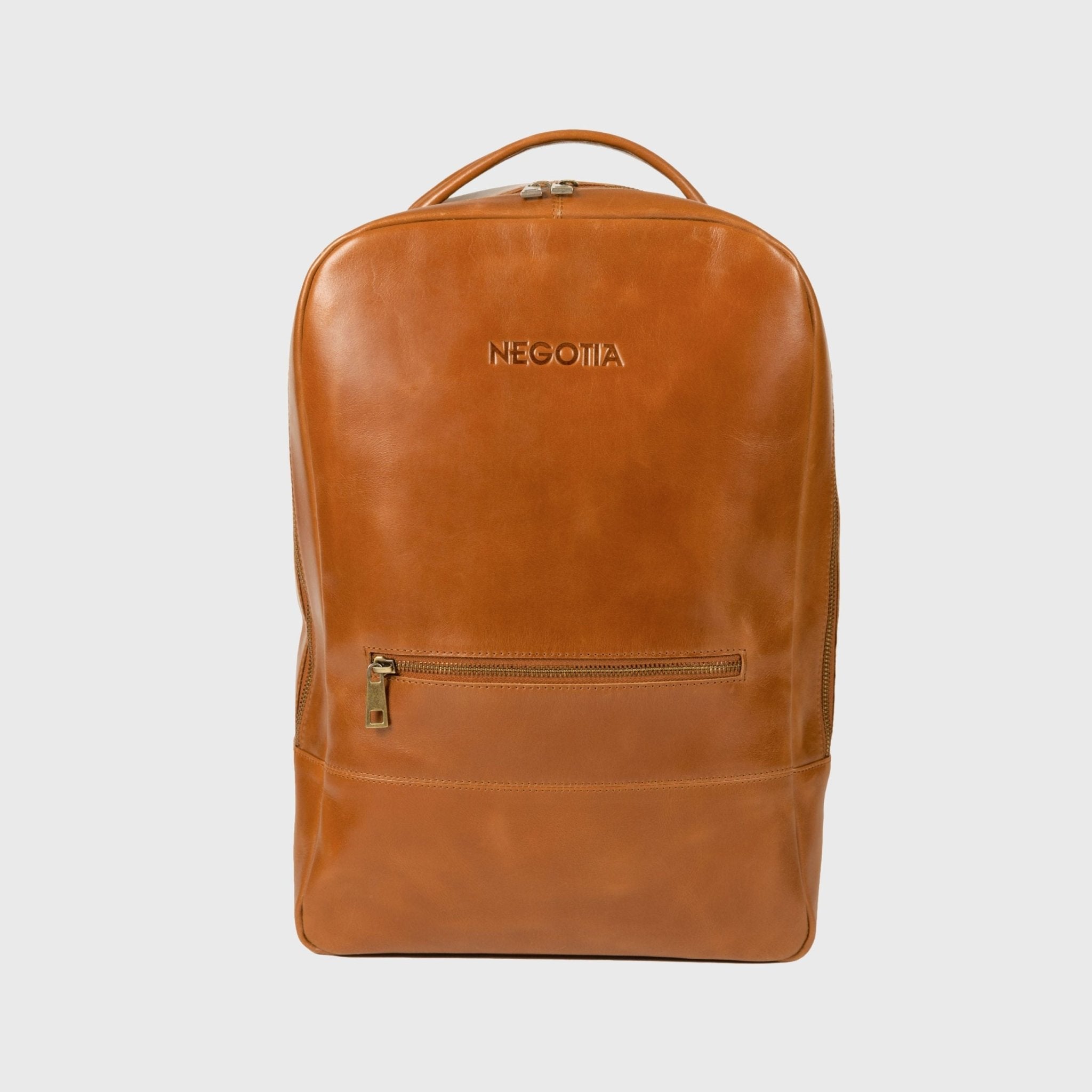 Alpha | Rugzak Bruin - NEGOTIA Leather