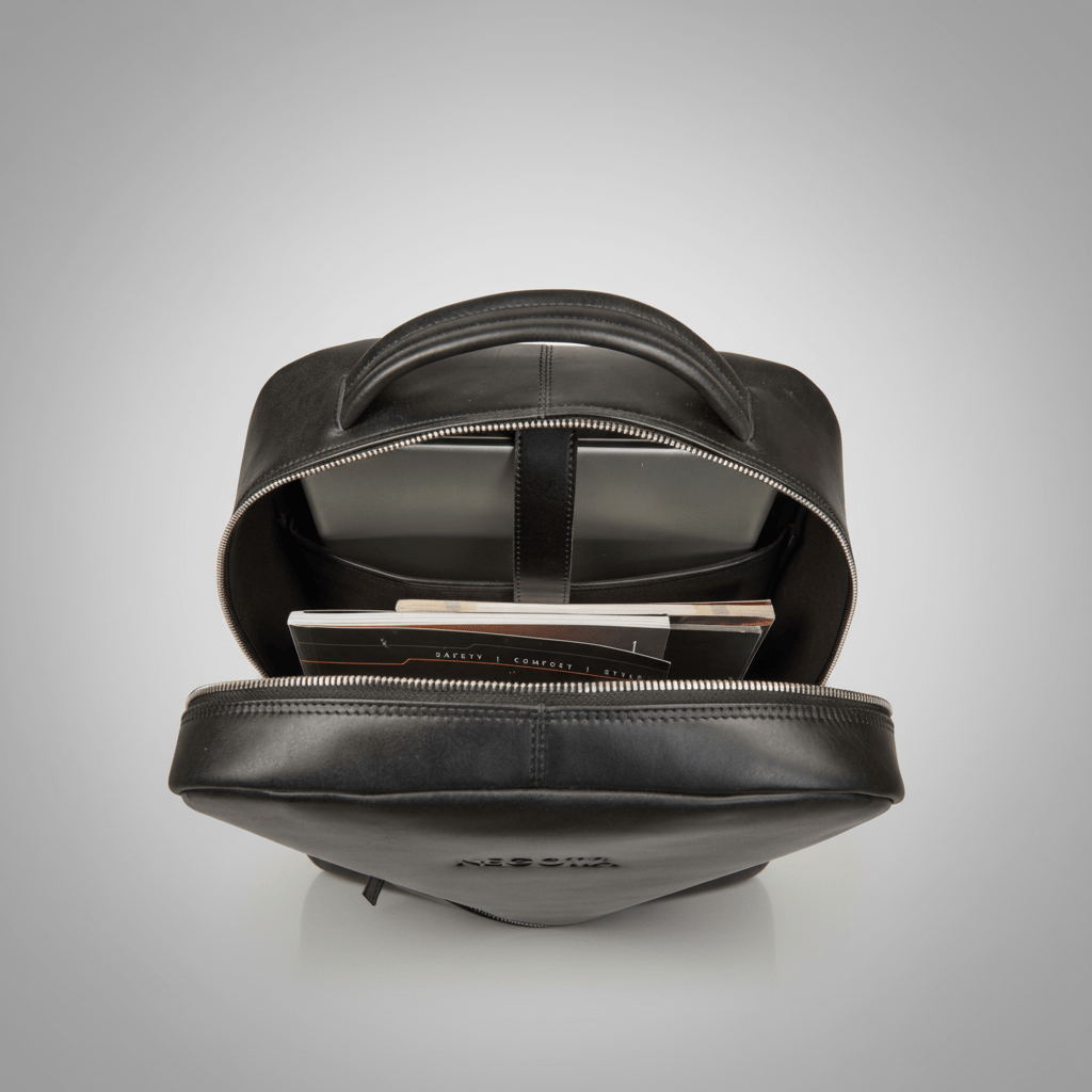 Alpha | Rugzak Zwart - NEGOTIA Leather