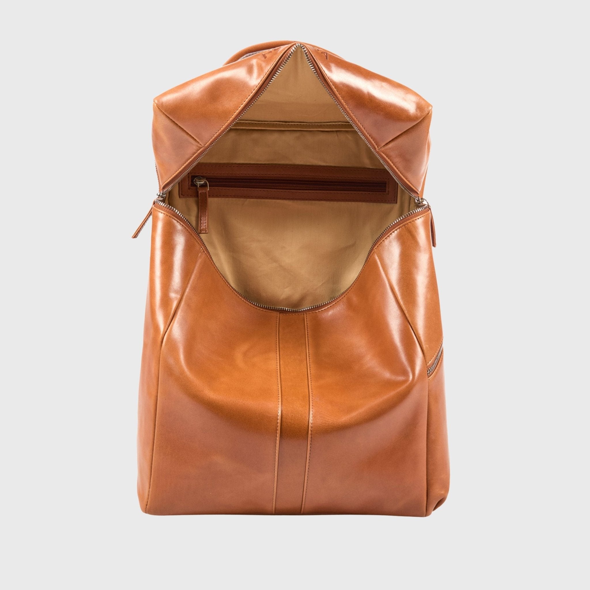 Alpha | Travel Rugzak Bruin - NEGOTIA Leather