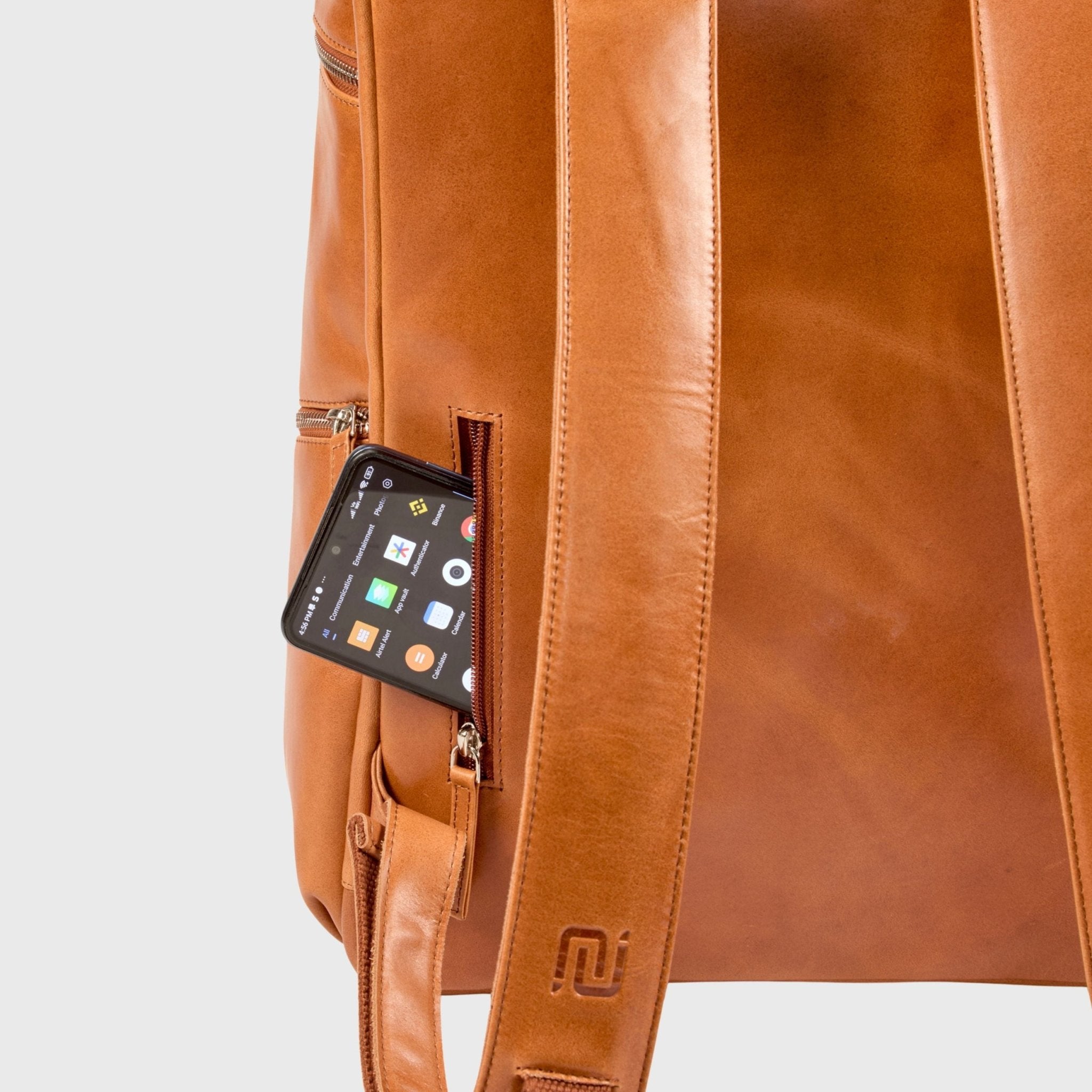 Alpha | Travel Rugzak Bruin - NEGOTIA Leather