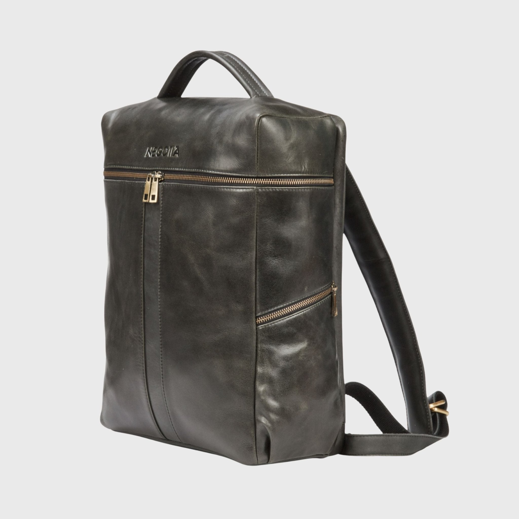 Alpha | Travel Rugzak Zwart - NEGOTIA Leather