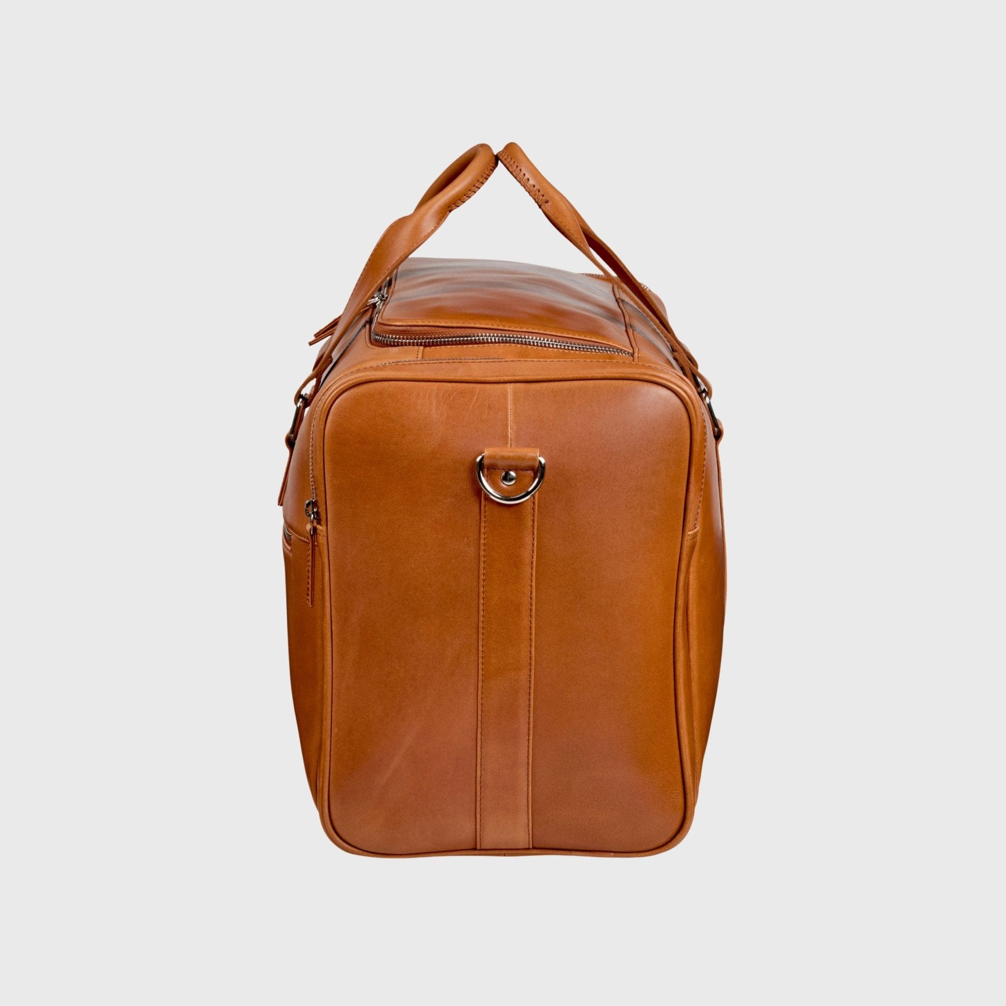 Alpha | Weekendtas Bruin - NEGOTIA Leather