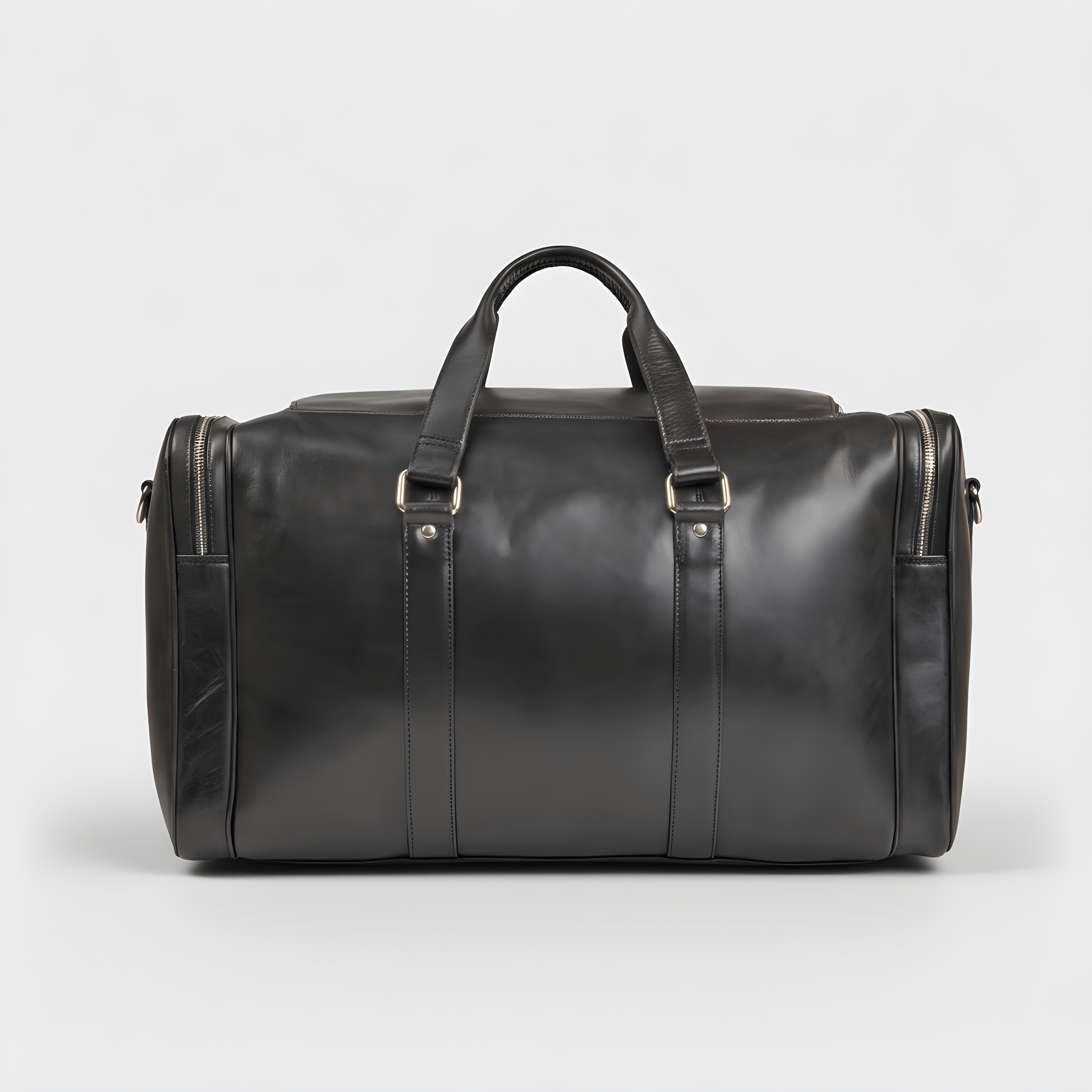 Alpha | Weekendtas Zwart - NEGOTIA Leather