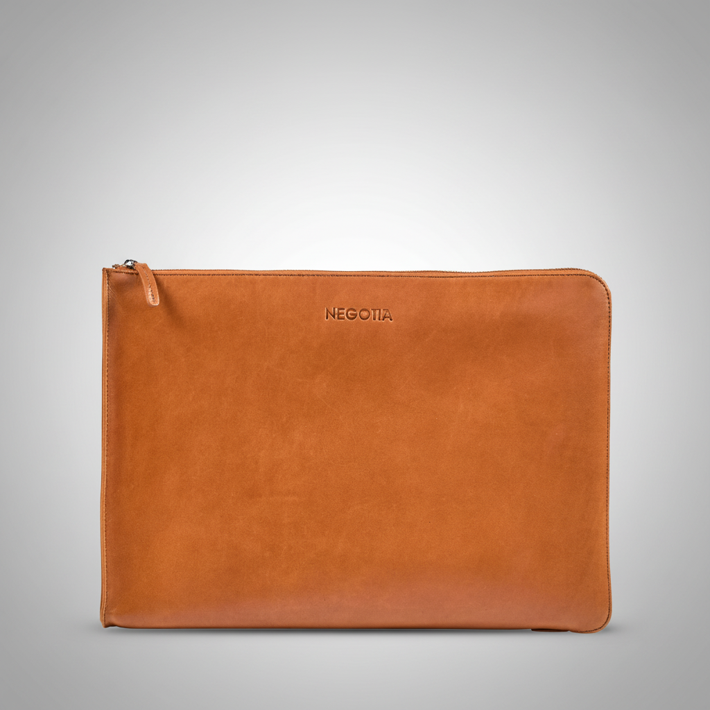 Alpha | Document & Laptop folio 15,6'' Cognac