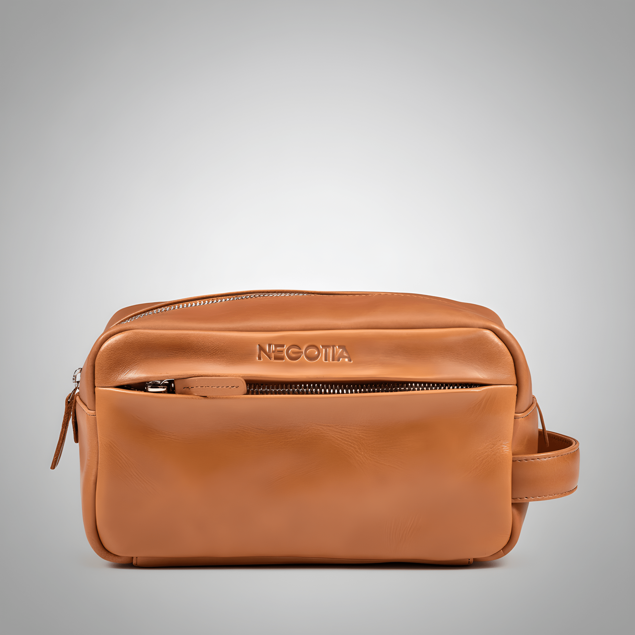 Alpha Apex | Toilettas Bruin - NEGOTIA Leather