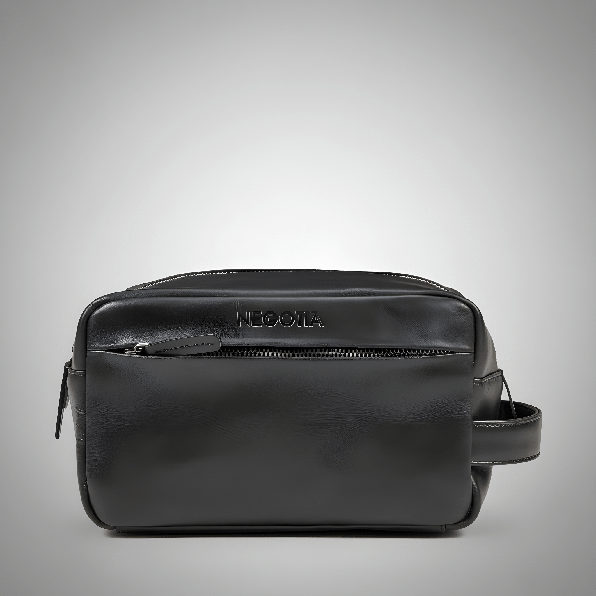 Alpha Apex | Toilettas Zwart - NEGOTIA Leather