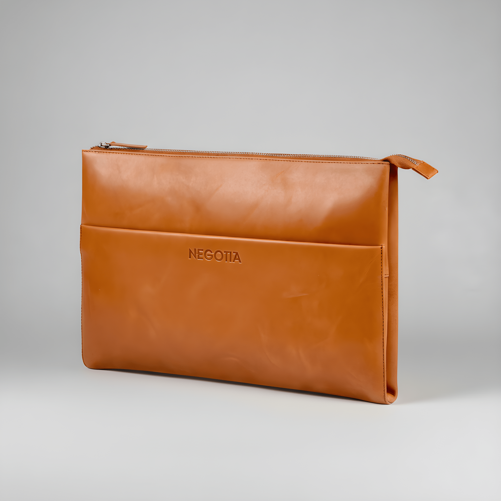 Alpha | Laptop Folio 14'' Bruin - NEGOTIA Leather