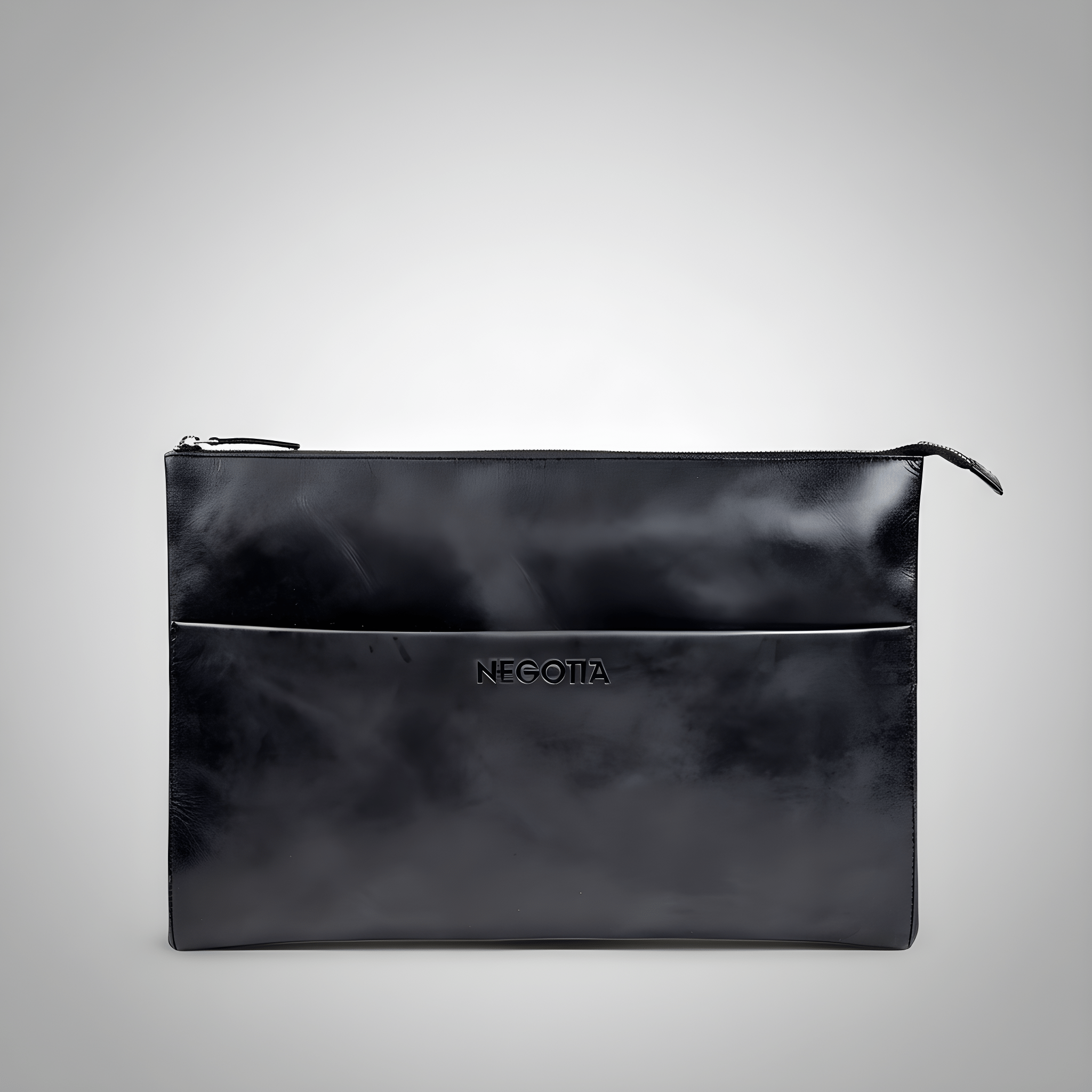 Alpha | Laptop Folio 14'' Zwart - NEGOTIA Leather