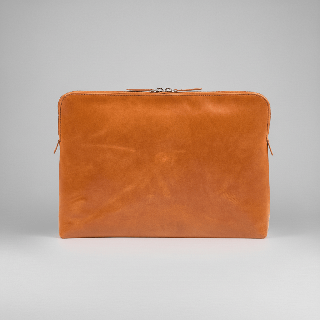 Alpha | Laptopsleeve Carry - All 14'' Bruin - NEGOTIA Leather