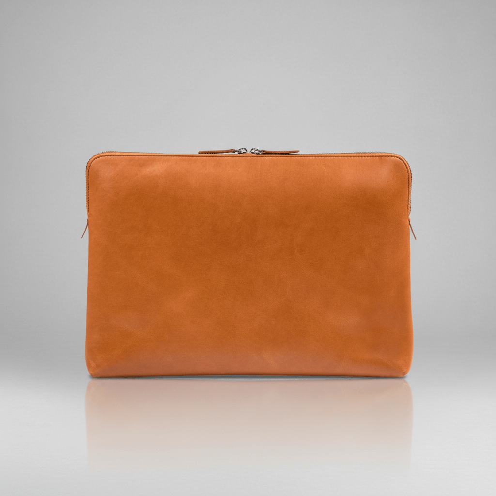 Alpha | Laptopsleeve Carry - All 15,6'' Bruin - NEGOTIA Leather