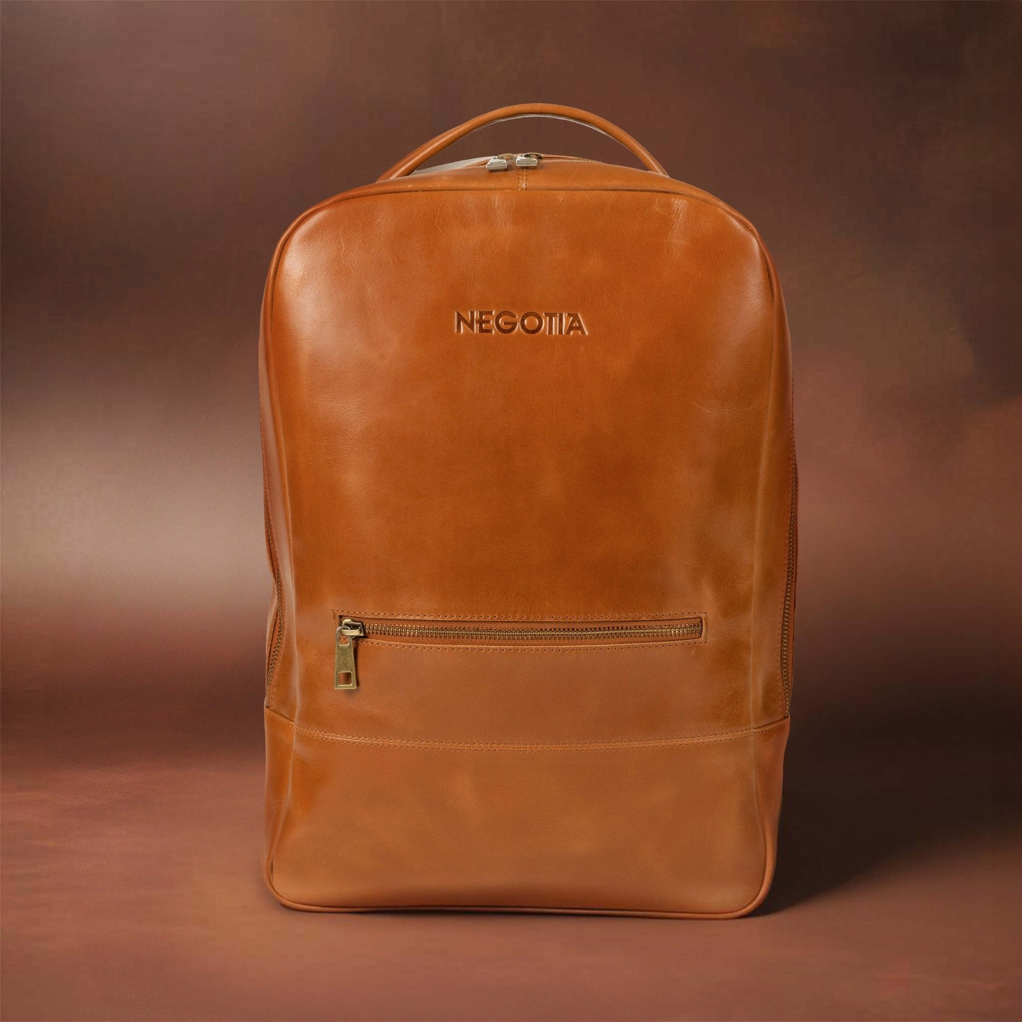 Alpha | Rugzak Bruin - NEGOTIA Leather