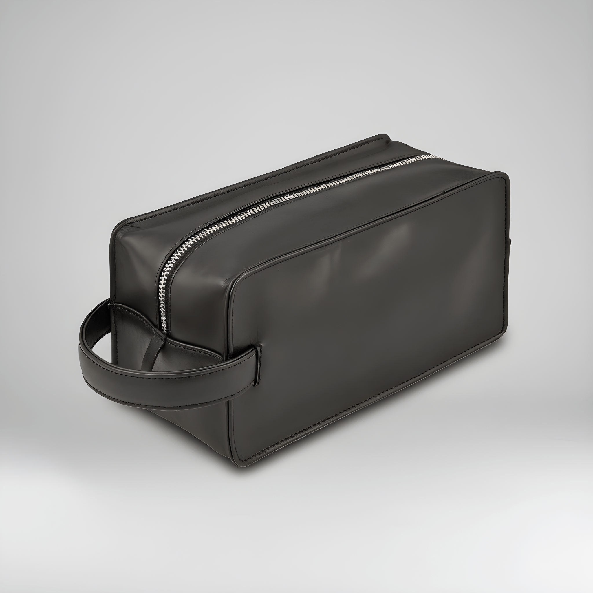 Alpha | Toilettas Zwart - NEGOTIA Leather