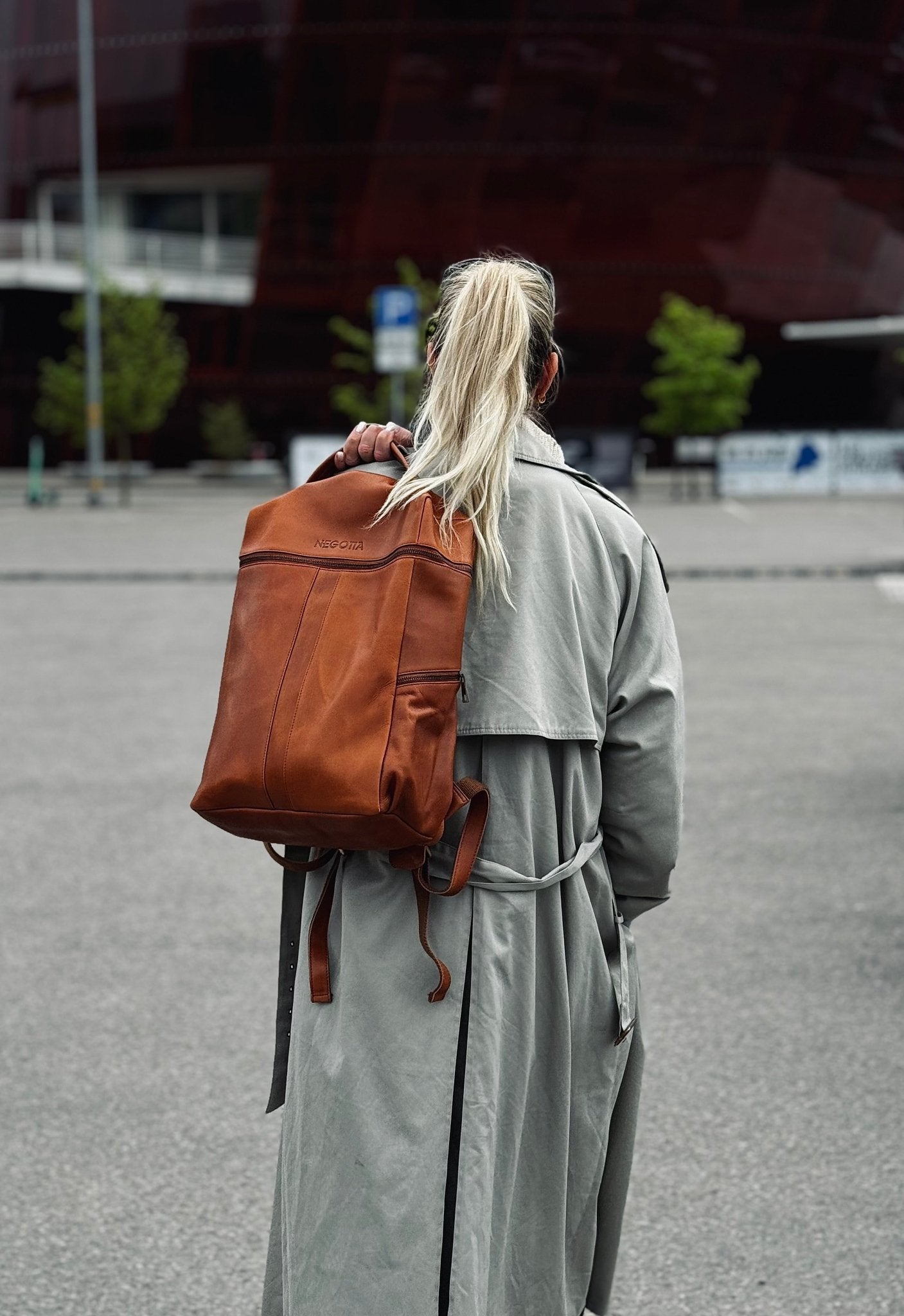 Alpha | Travel Rugzak Bruin - NEGOTIA Leather