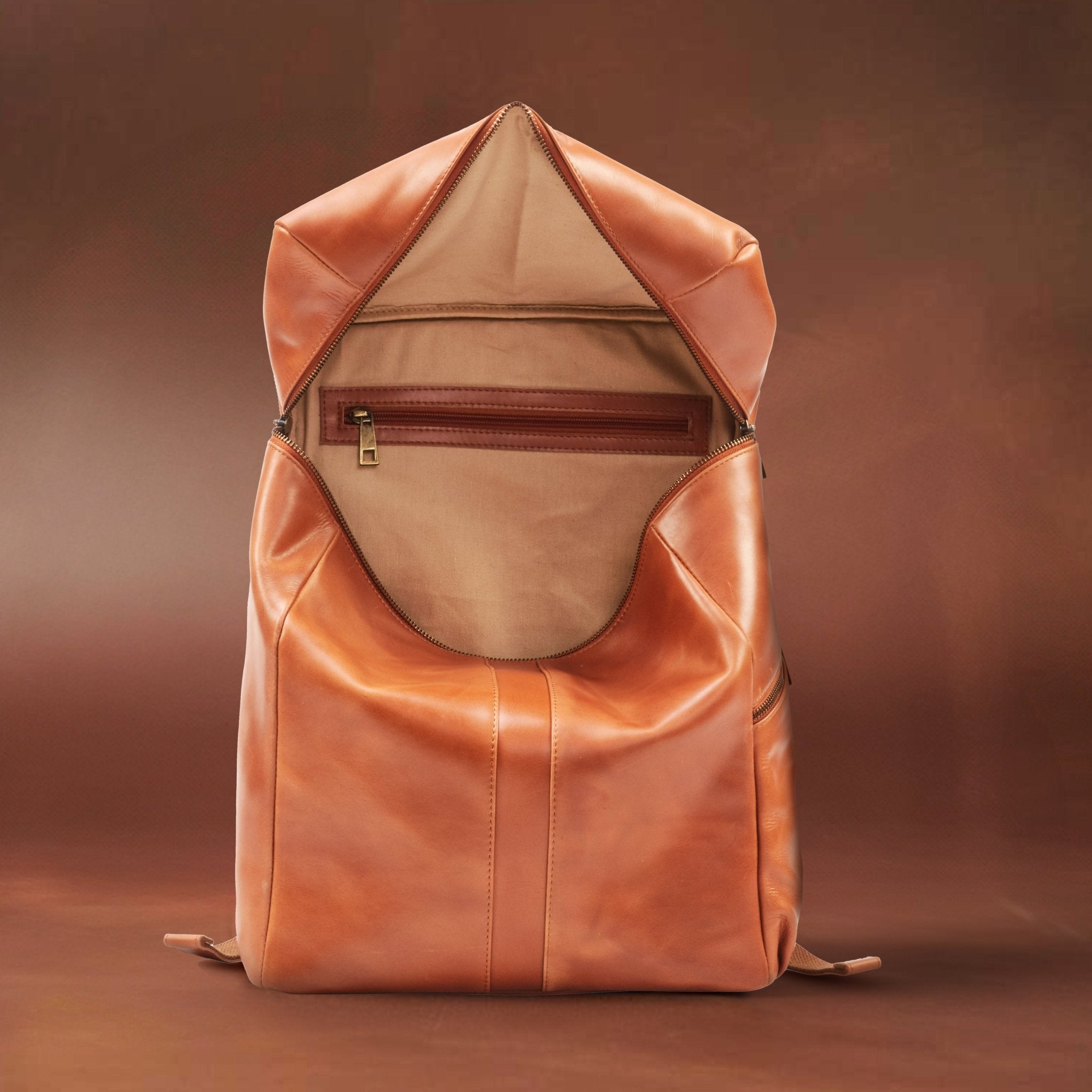 Alpha | Travel Rugzak Bruin - NEGOTIA Leather