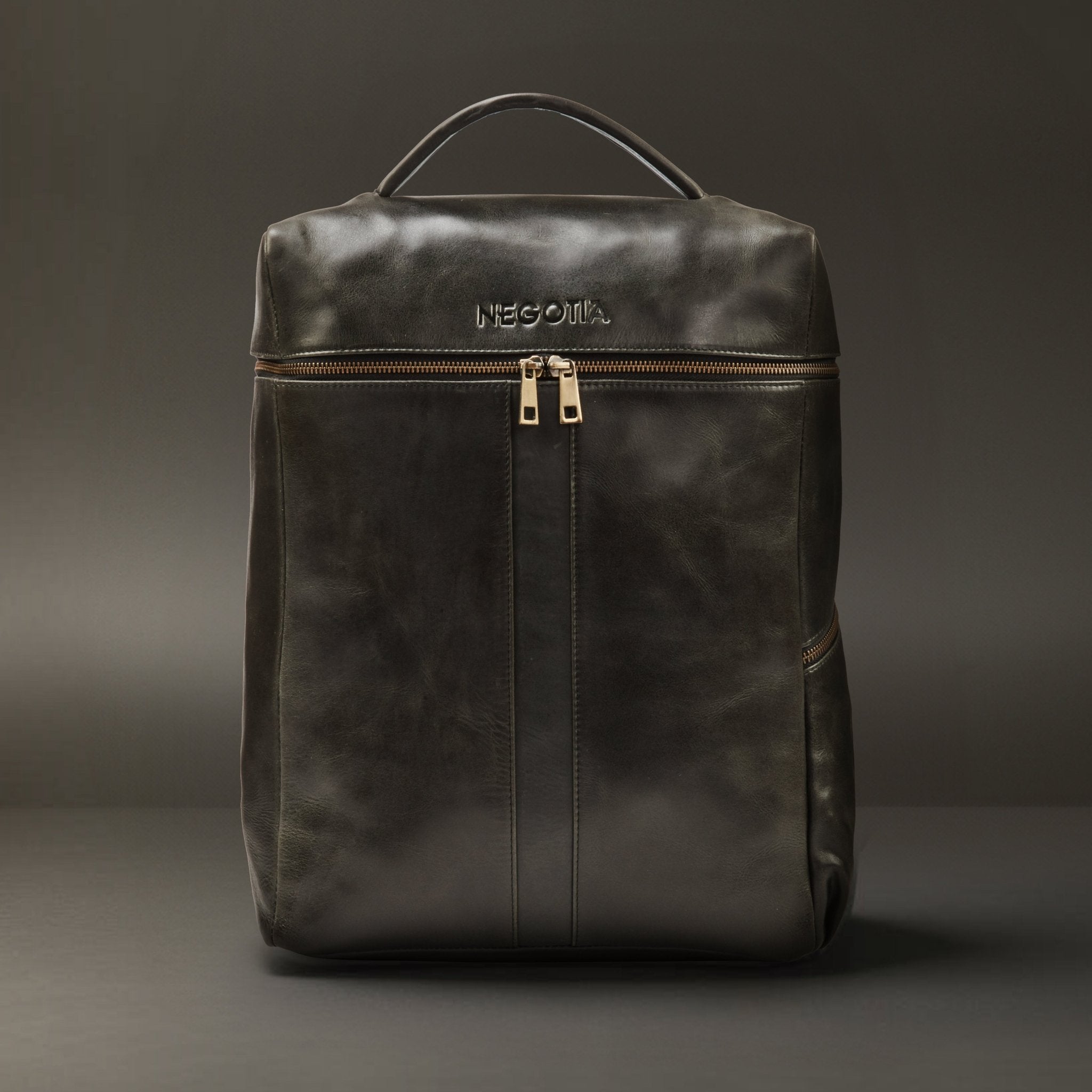 Alpha | Travel Rugzak Zwart - NEGOTIA Leather