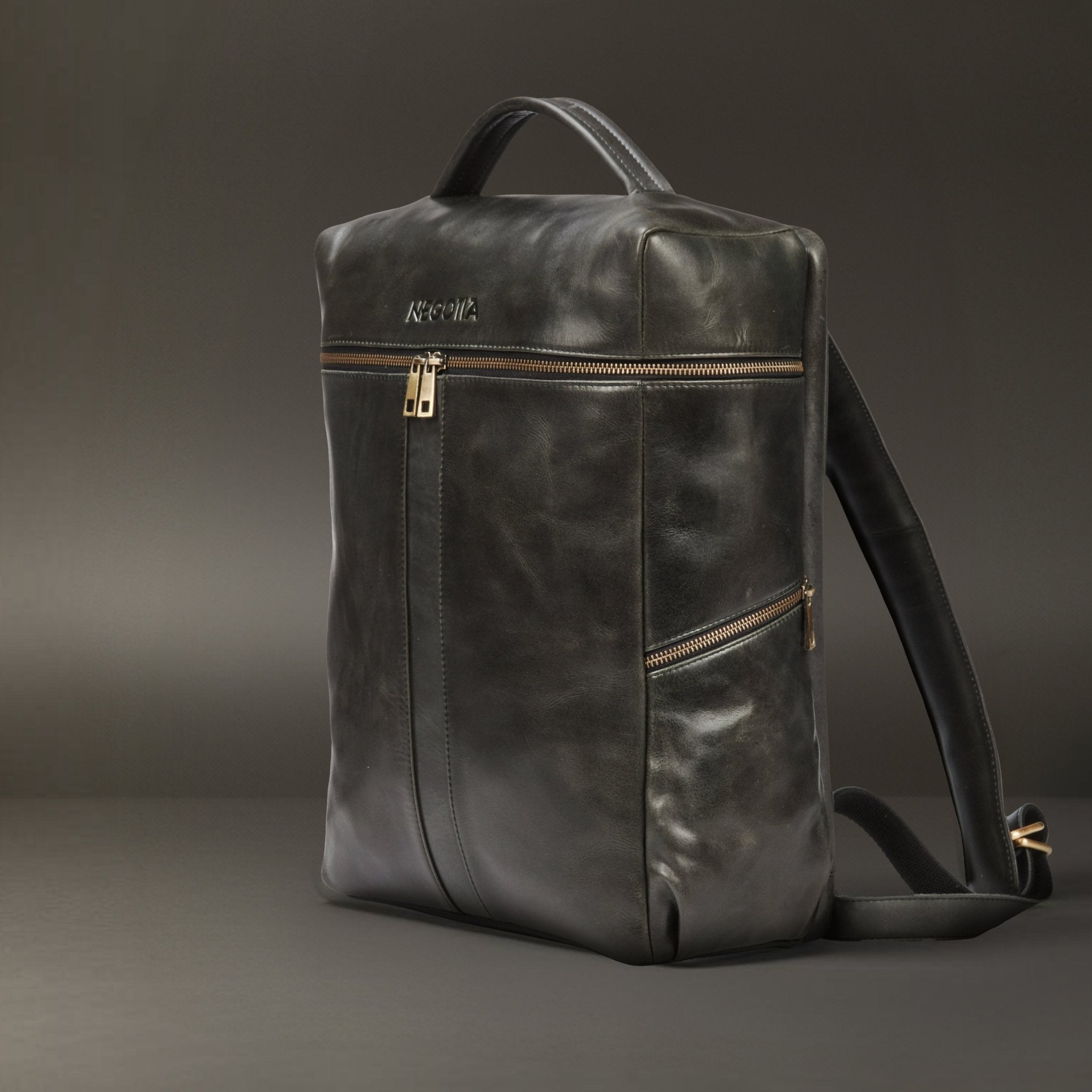 Alpha | Travel Rugzak Zwart - NEGOTIA Leather