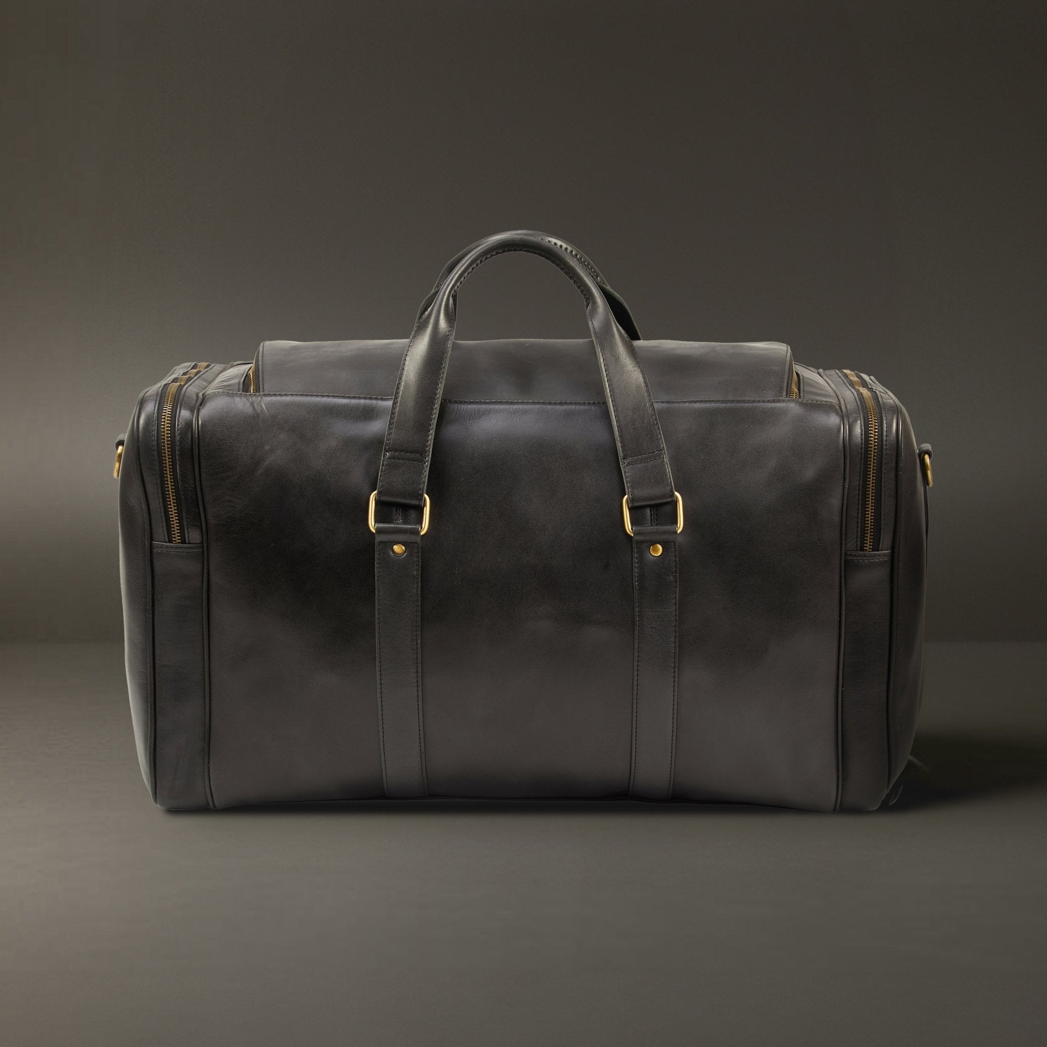 Alpha | Weekendtas Zwart - NEGOTIA Leather