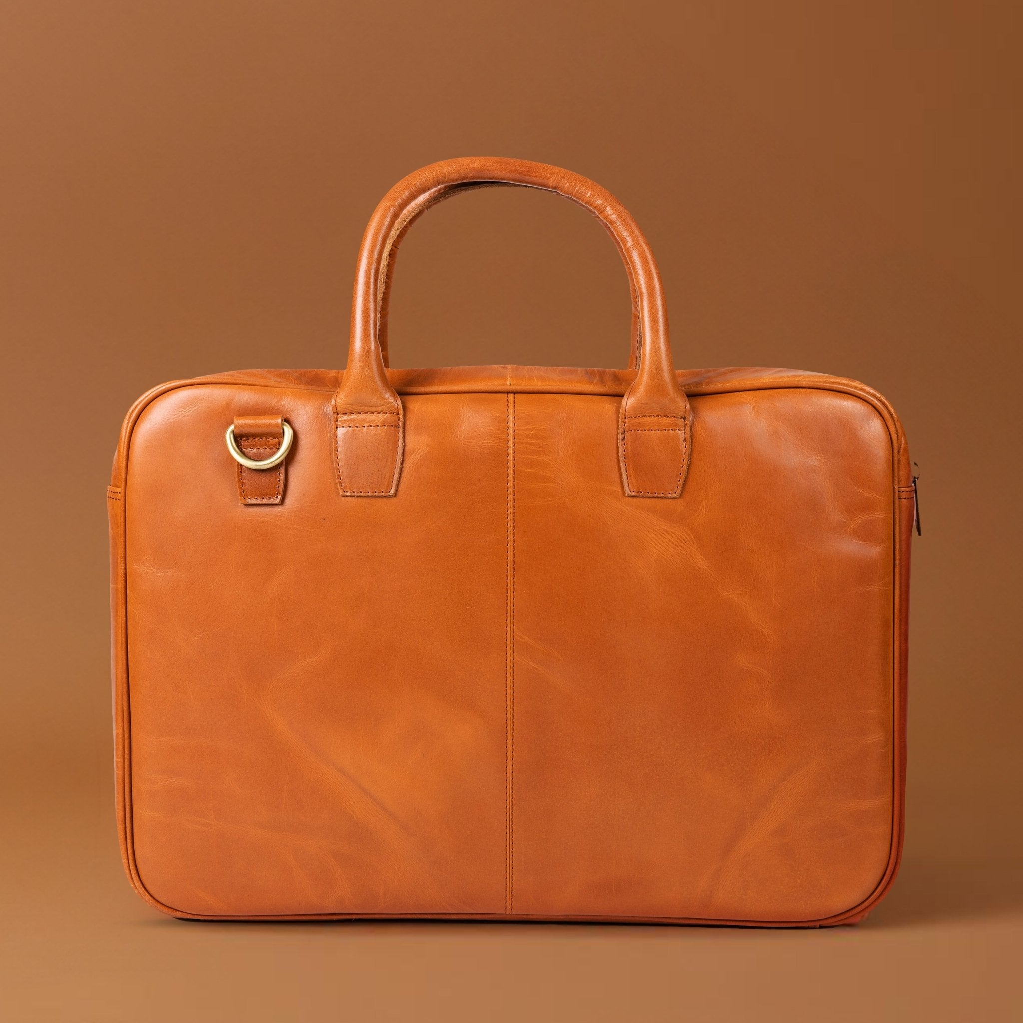 Delta | Laptoptas 15,6" Bruin - NEGOTIA Leather