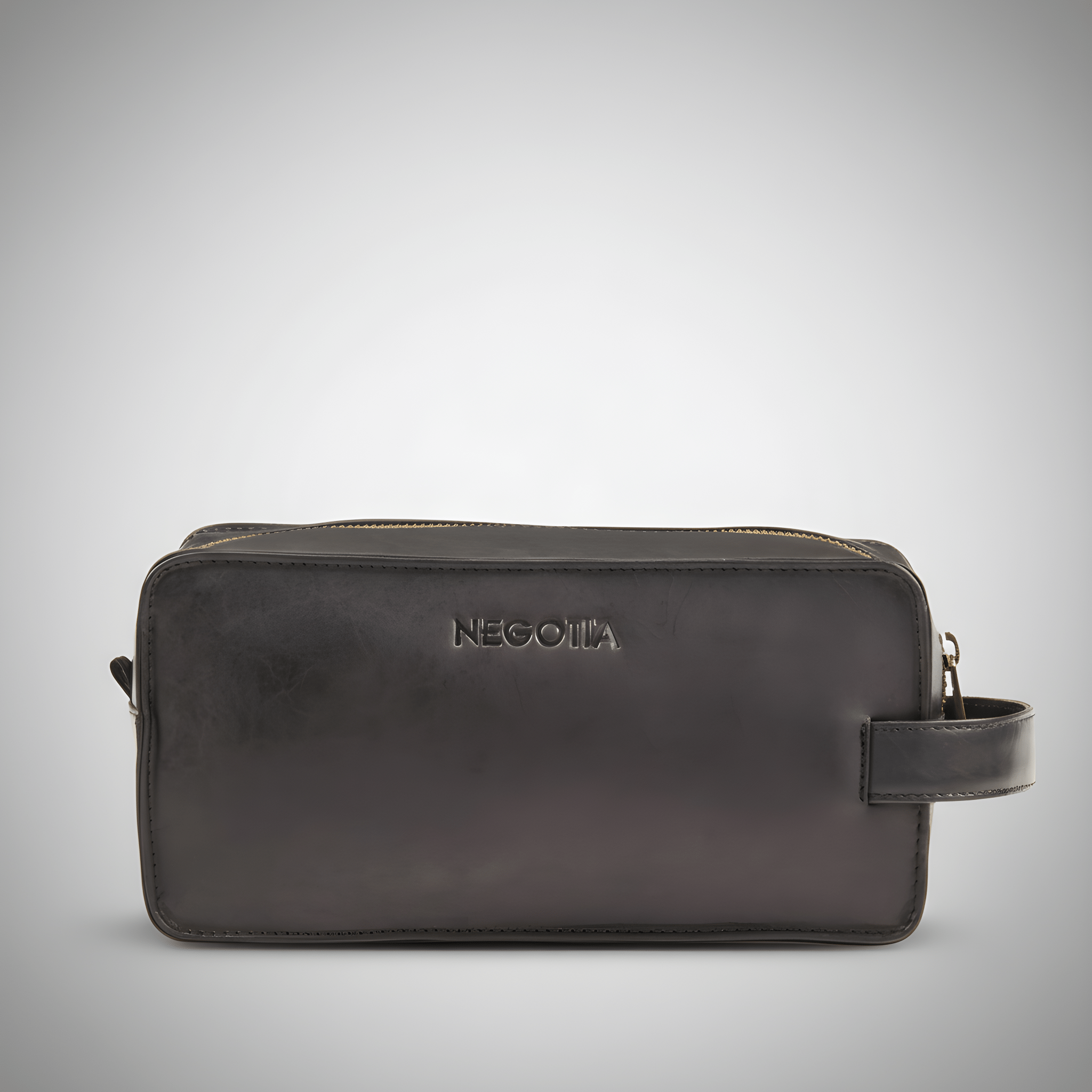 Delta | Toilettas Zwart - NEGOTIA Leather