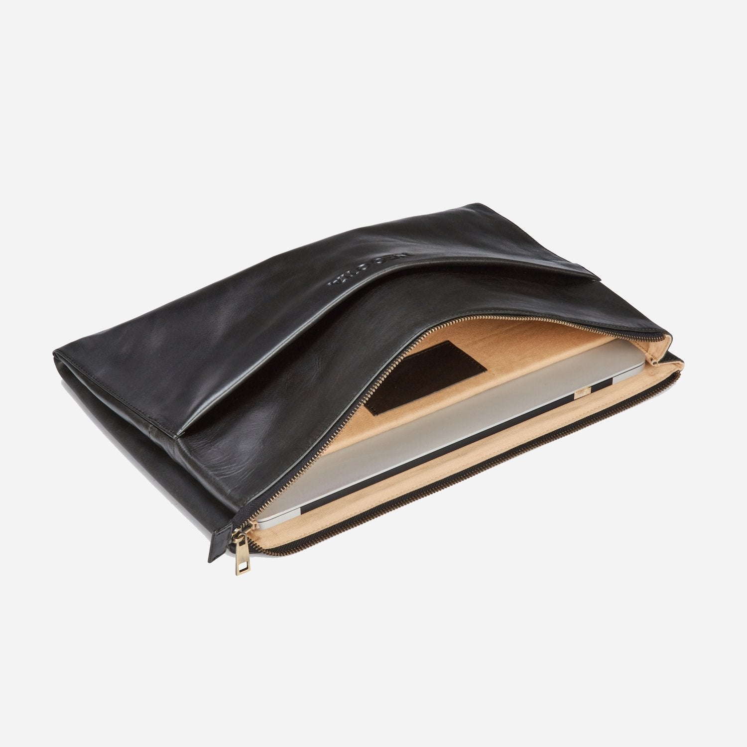 Alpha | Laptop Folio 15,6'' Zwart - NEGOTIA Leather