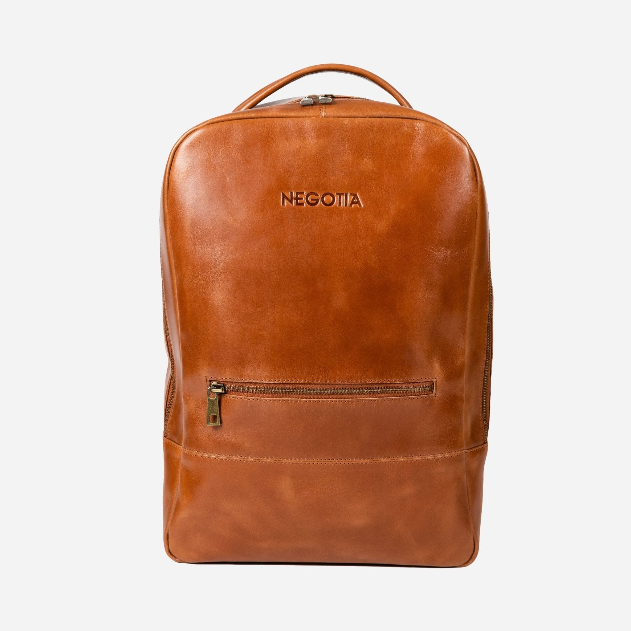 Alpha | Rugzak Bruin - NEGOTIA Leather