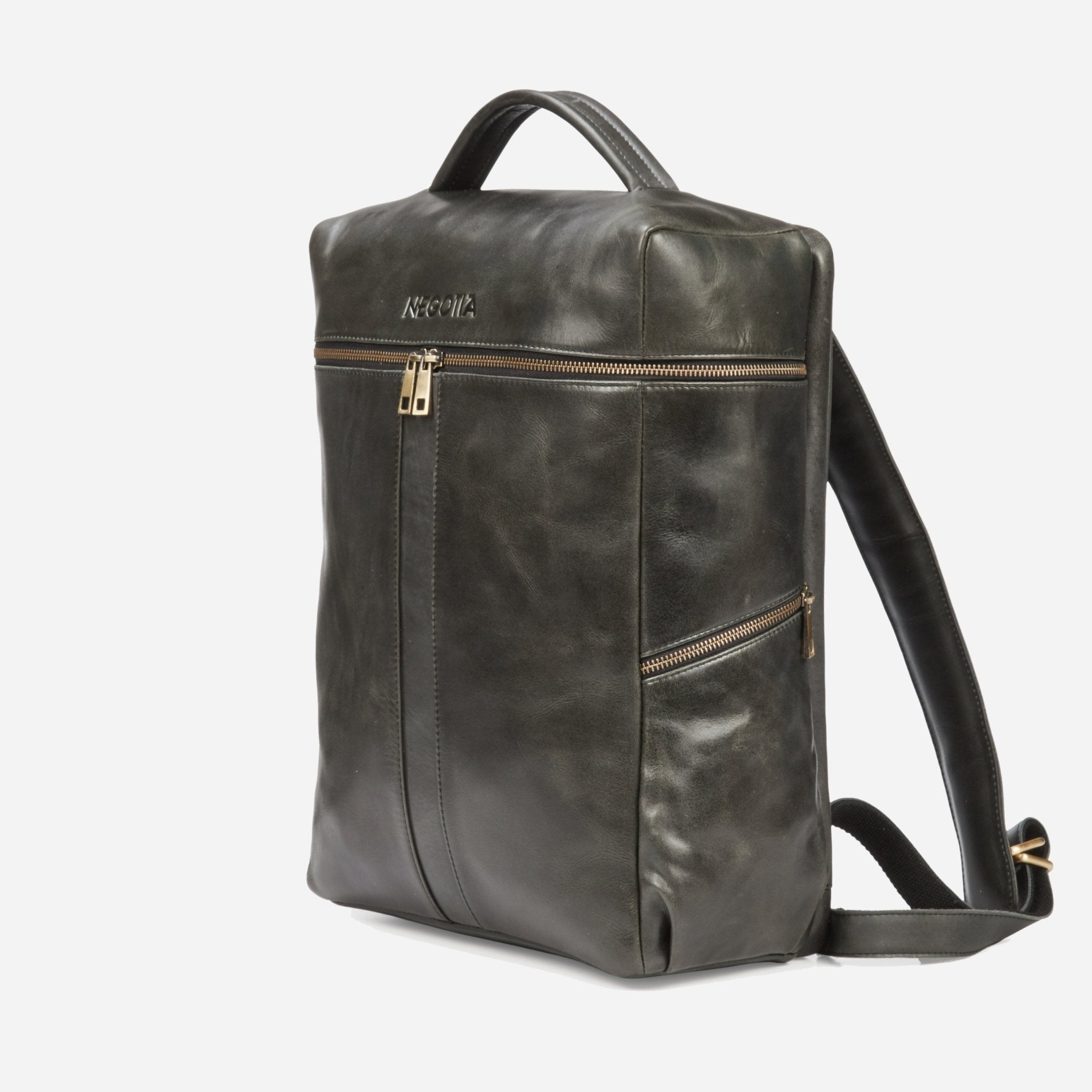 Alpha | Travel Rugzak Zwart - NEGOTIA Leather