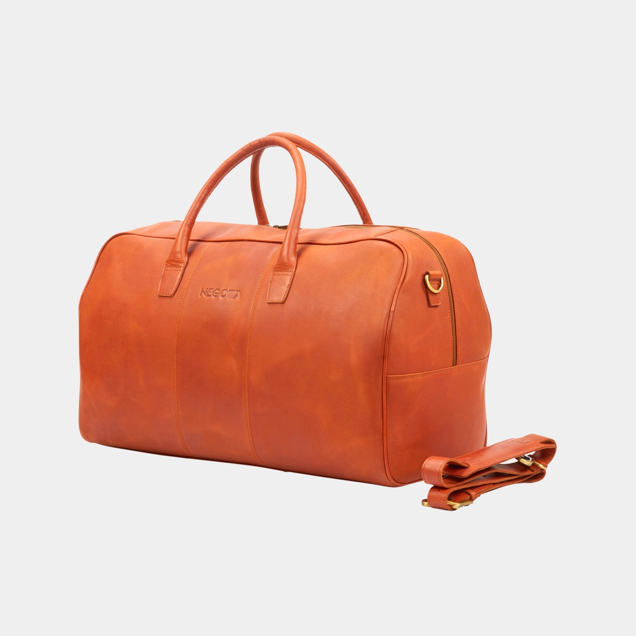 Delta | Weekendtas Bruin - NEGOTIA Leather