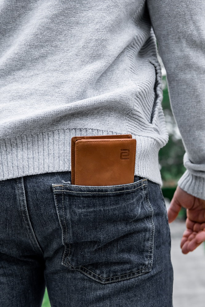 Elite | Portemonnee Billfold Bruin - NEGOTIA Leather