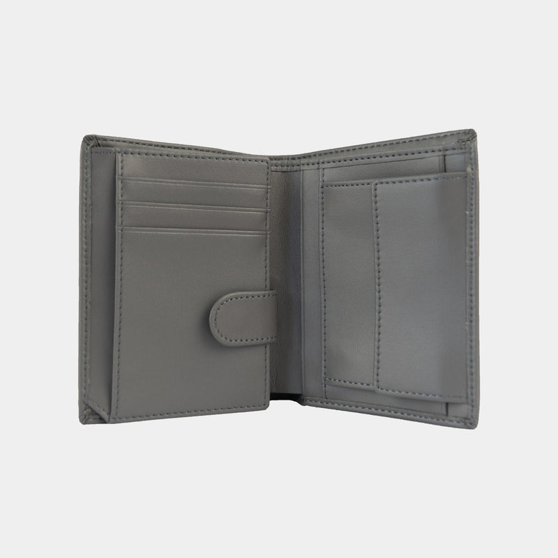 Finnian | Portemonnee Compact Grijs - NEGOTIA Leather