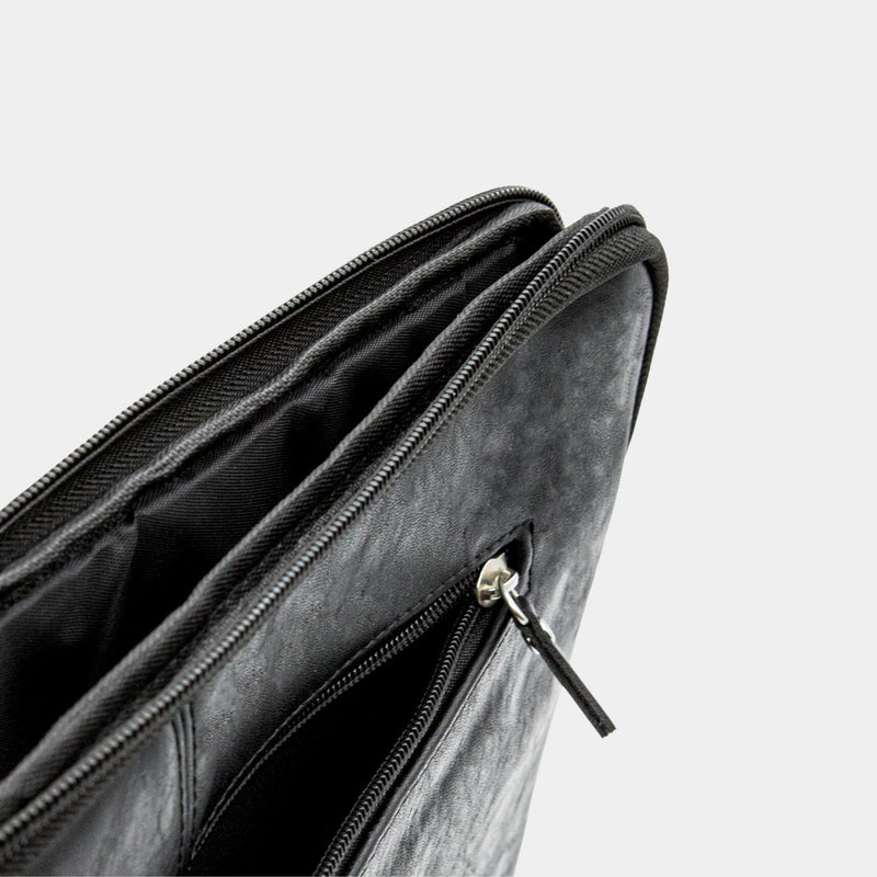 Vintage Abbey | Laptophoes 15,6" Zwart - NEGOTIA Leather